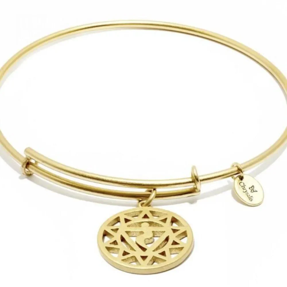 Chrysalis Solar Chakra Gold Expandable Stackable Bangle Bracelet NWT OSFM